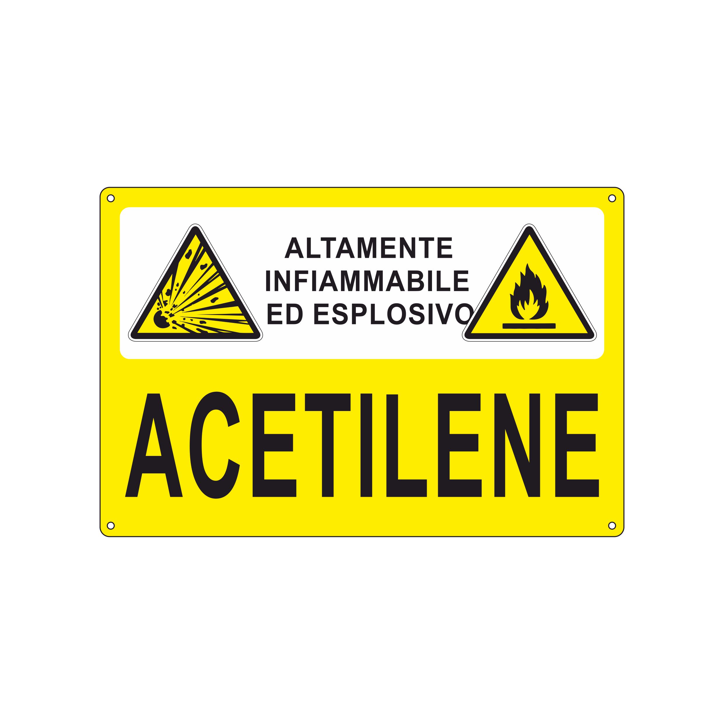 ACETILENE | ALTAMENTE INFIAMMABILE ED ESPLOSIVO