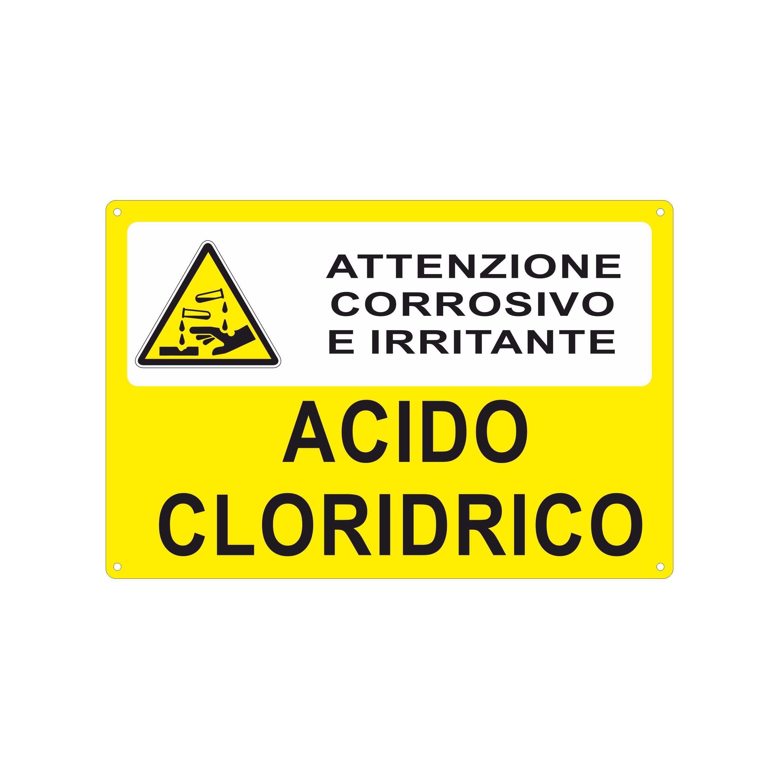 ACIDO CLORIDRICO | ATTENZIONE CORROSIVO E IRRITANTE