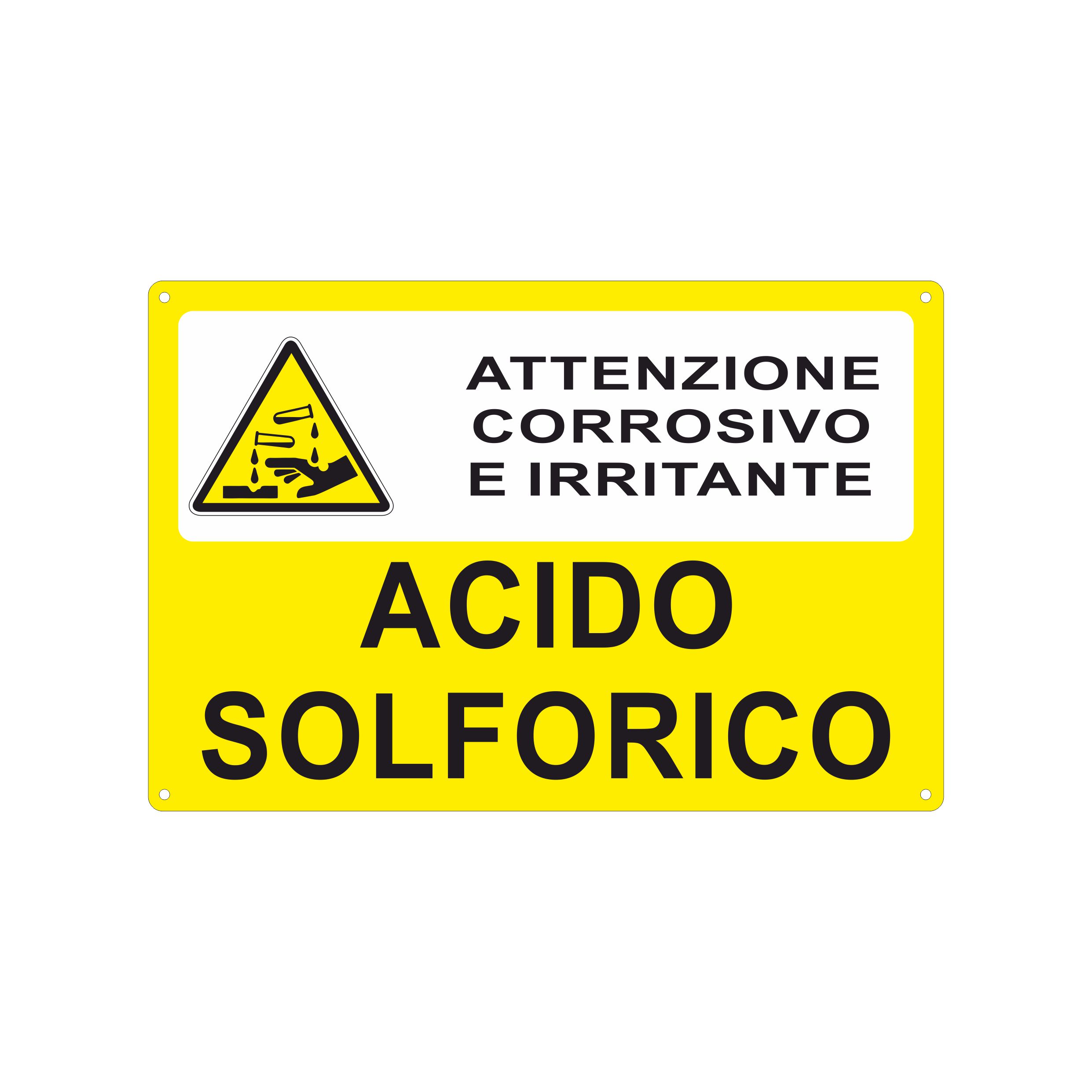 ACIDO SOLFORICO | ATTENZIONE CORROSIVO E IRRITANTE
