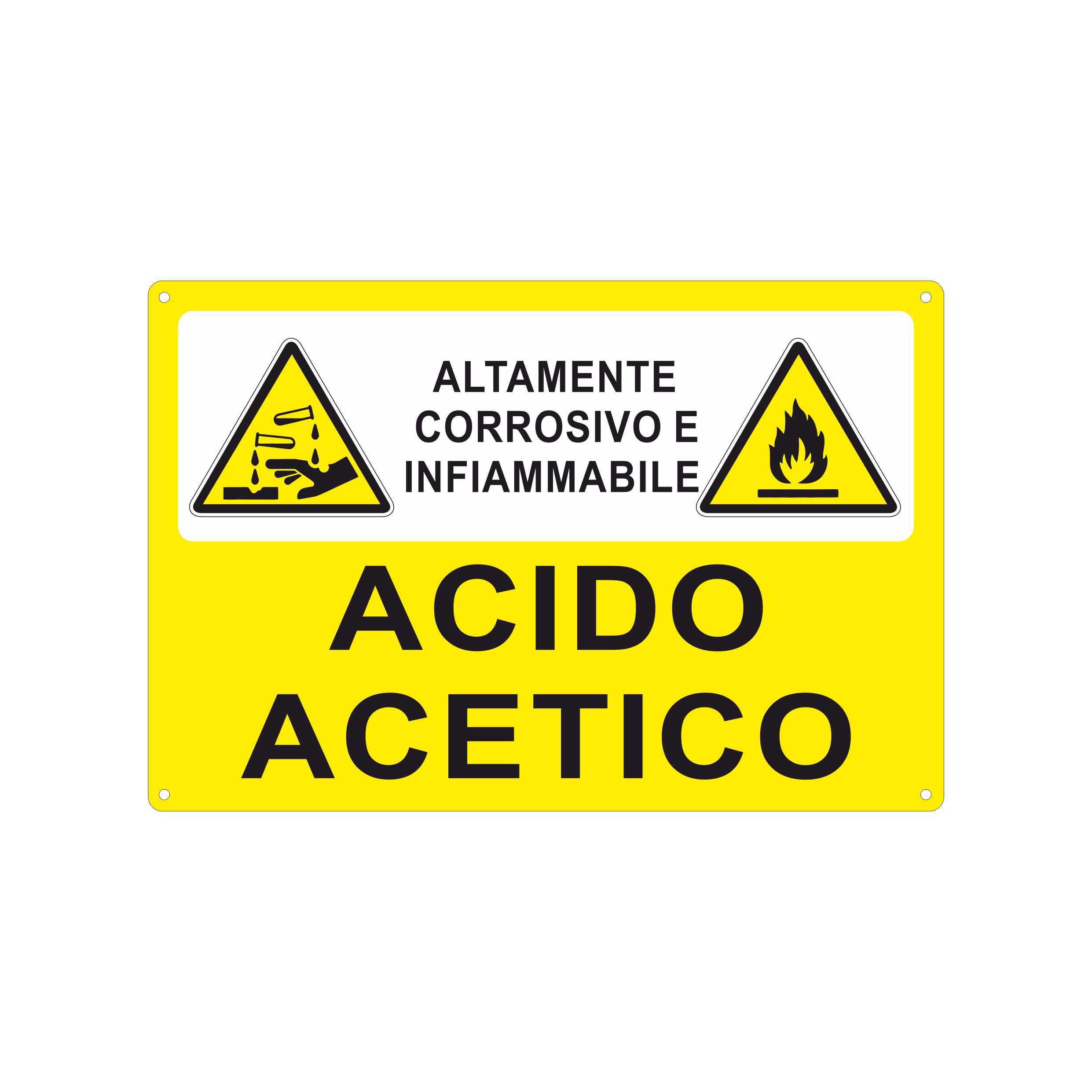 ACIDO ACETICO | ALTAMENTE CORROSIVO E INFIAMMABILE