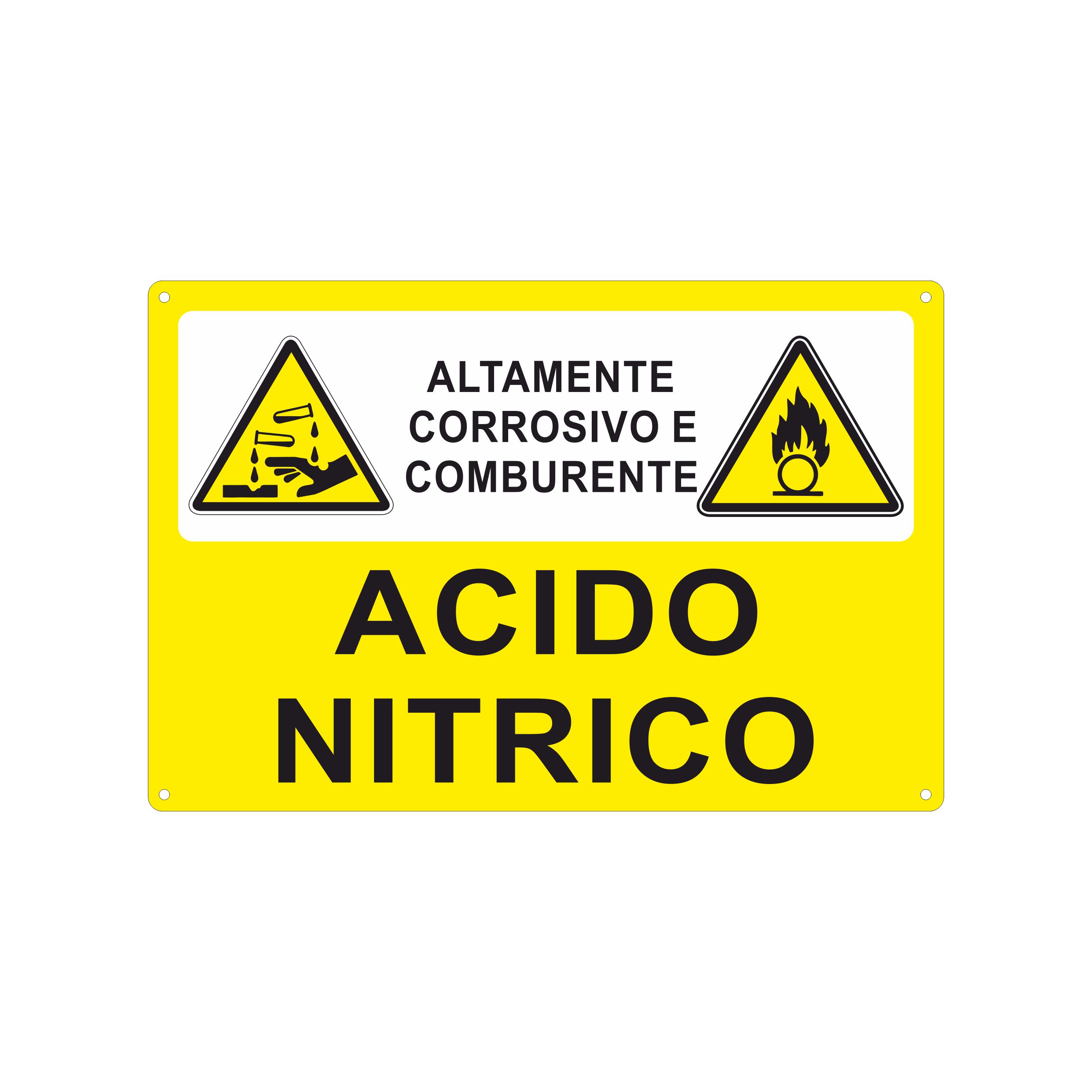 ACIDO NITRICO | ALTAMENTE CORROSIVO E COMBURENTE