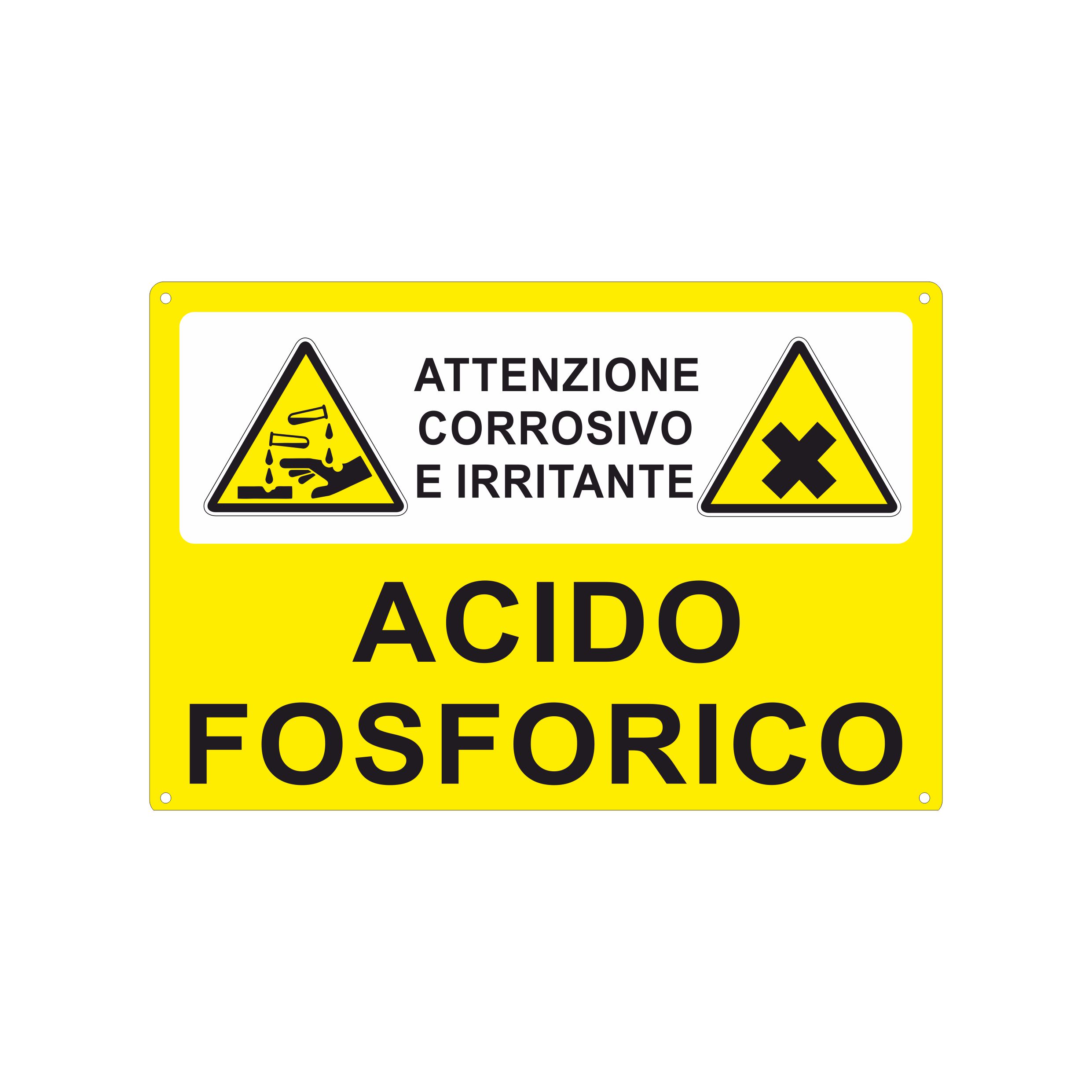 ACIDO FOSFORICO | ATTENZIONE CORROSIVO E IRRITANTE