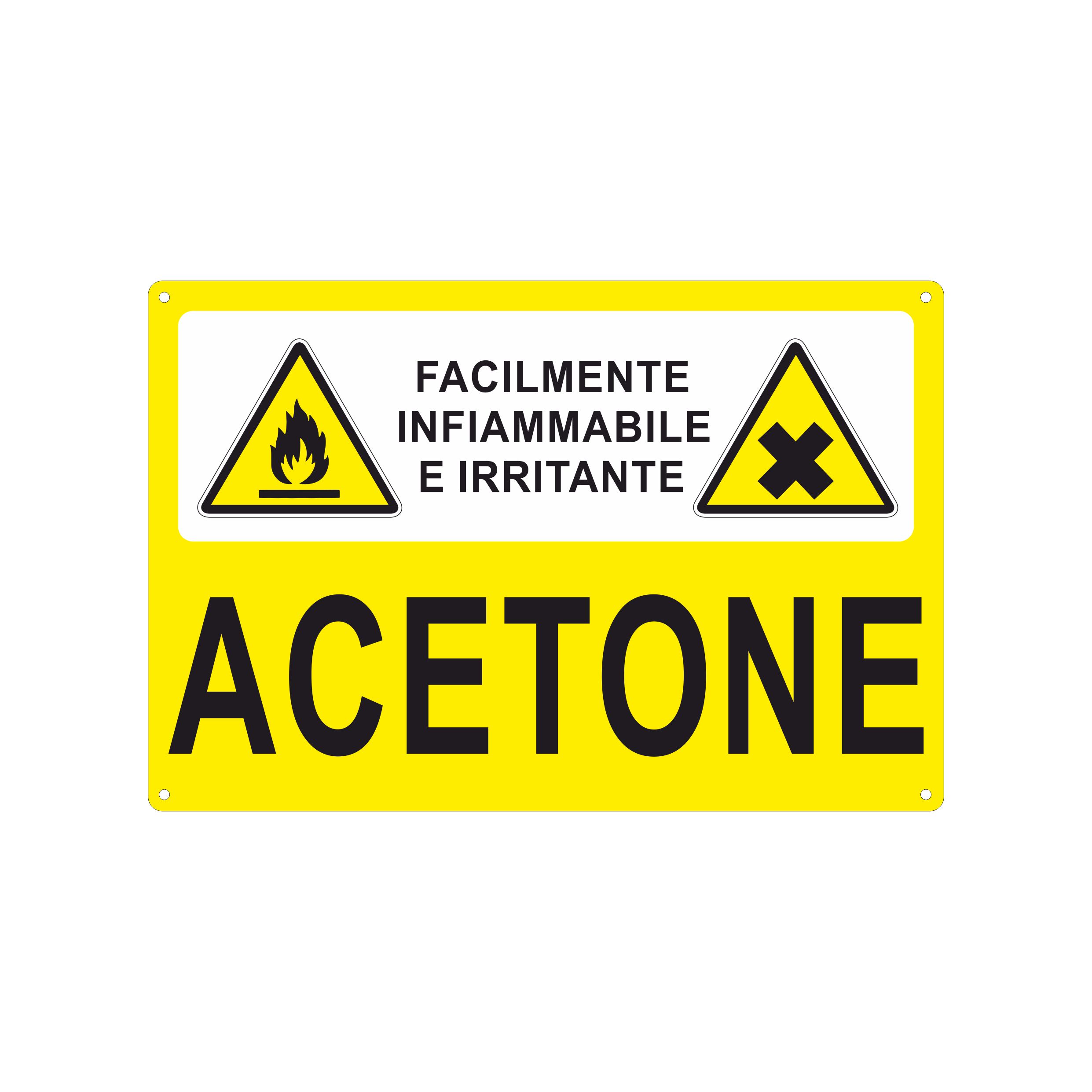 ACETONE | FACILMENTE INFIAMMABILE E IRRITANTE