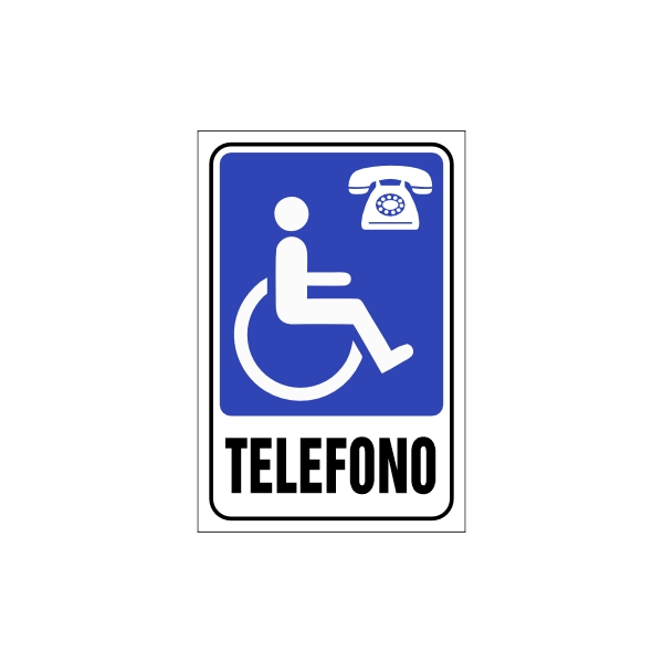 TELEFONO (RISERVATO AI DISABILI) 120x180 mm