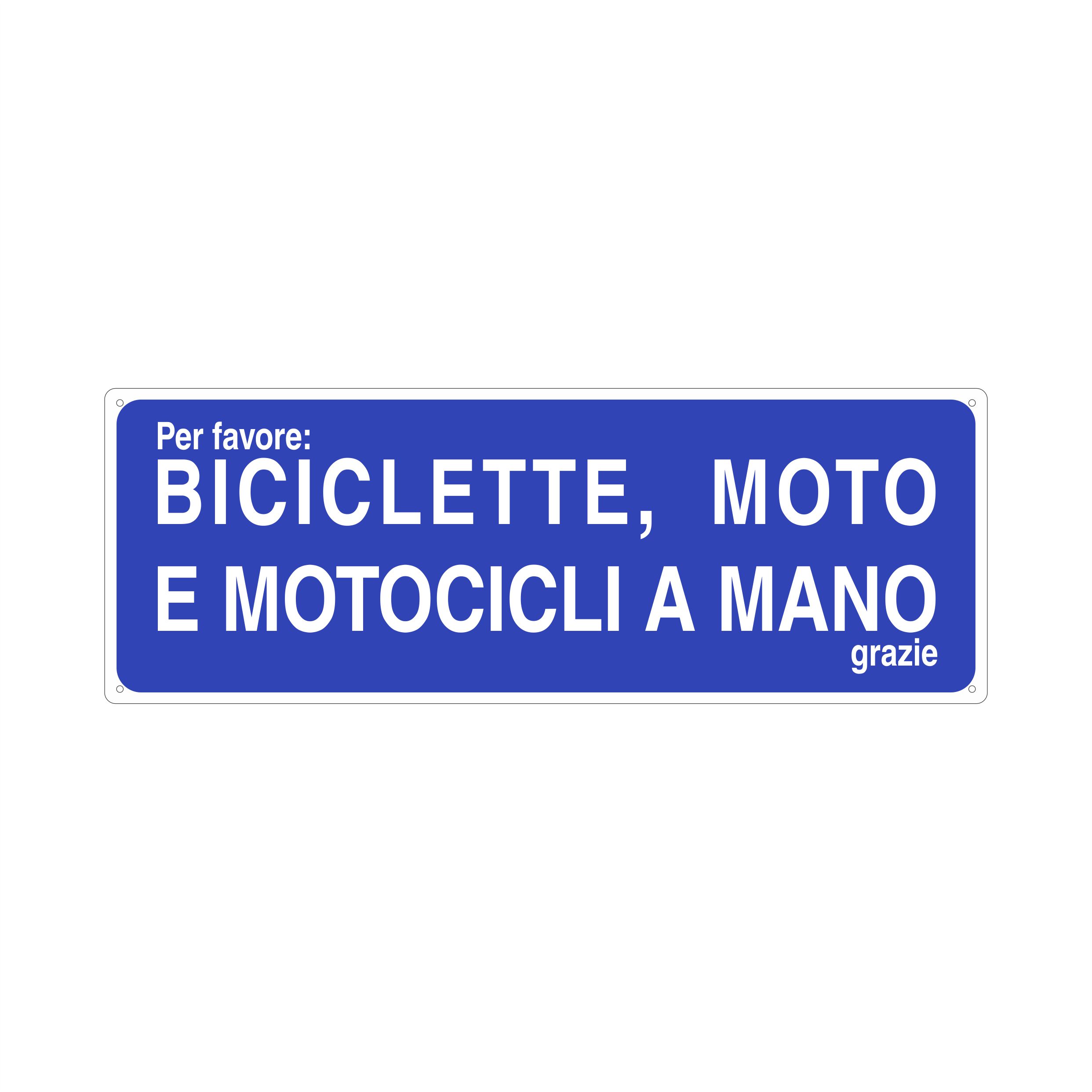 BICICLETTE, MOTO E MOTOCICLI A MANO 350X125 MM