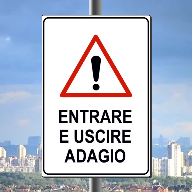 ENTRARE E USCIRE ADAGIO 400X600 MM (P)