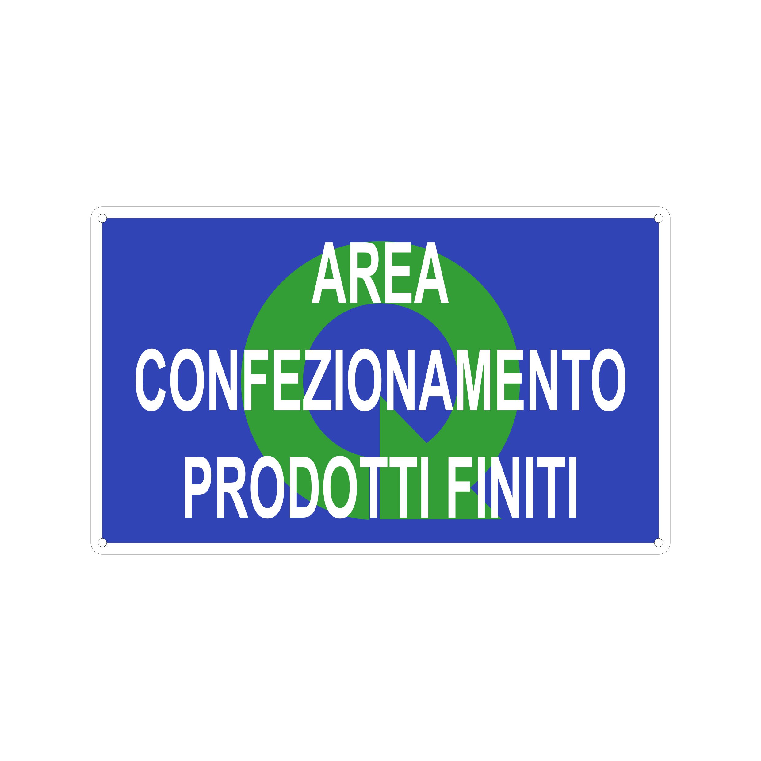 AREA CONFEZIONAMENTO PRODOTTI FINITI - 500x330 mm