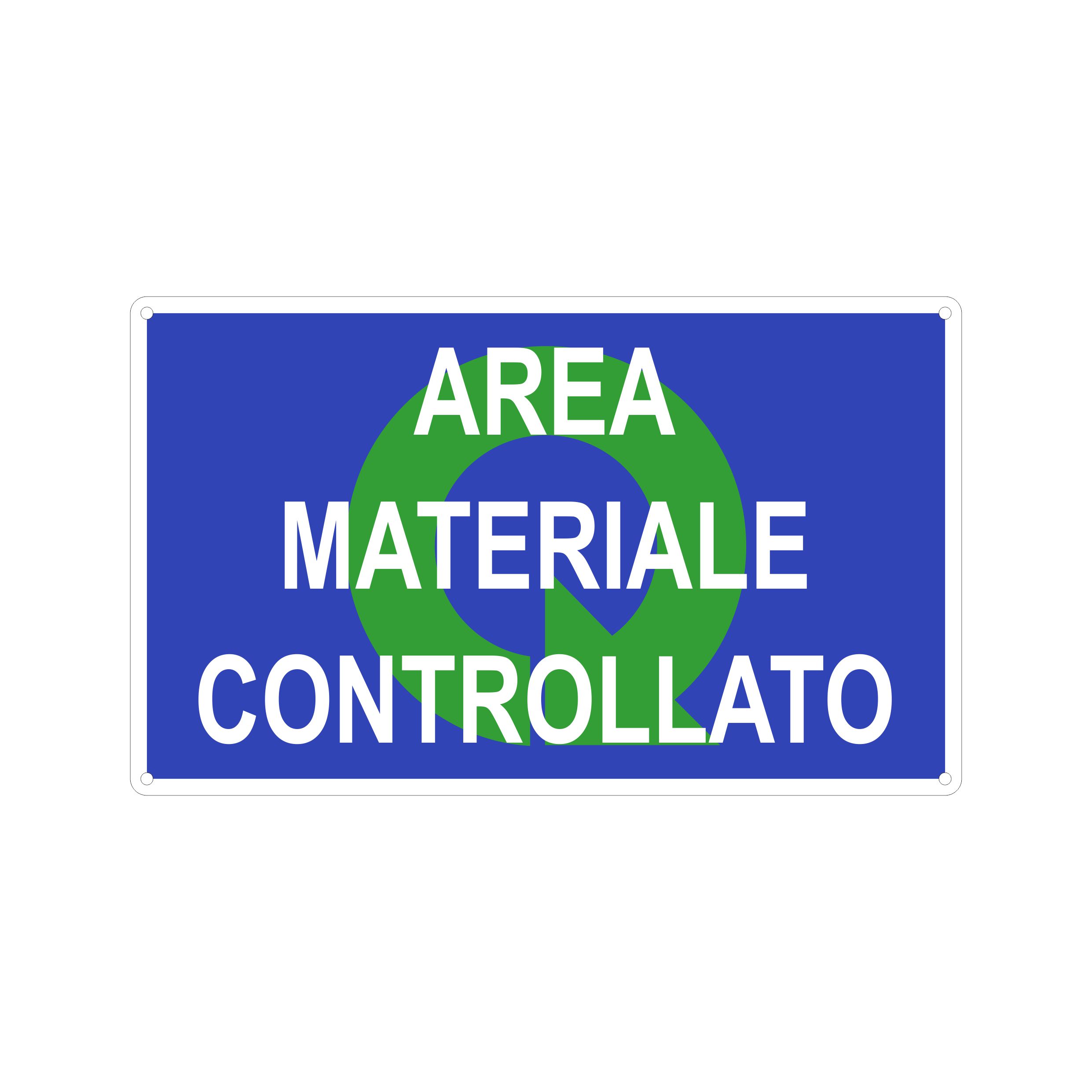 AREA MATERIALE CONTROLLATO - 500x330 mm