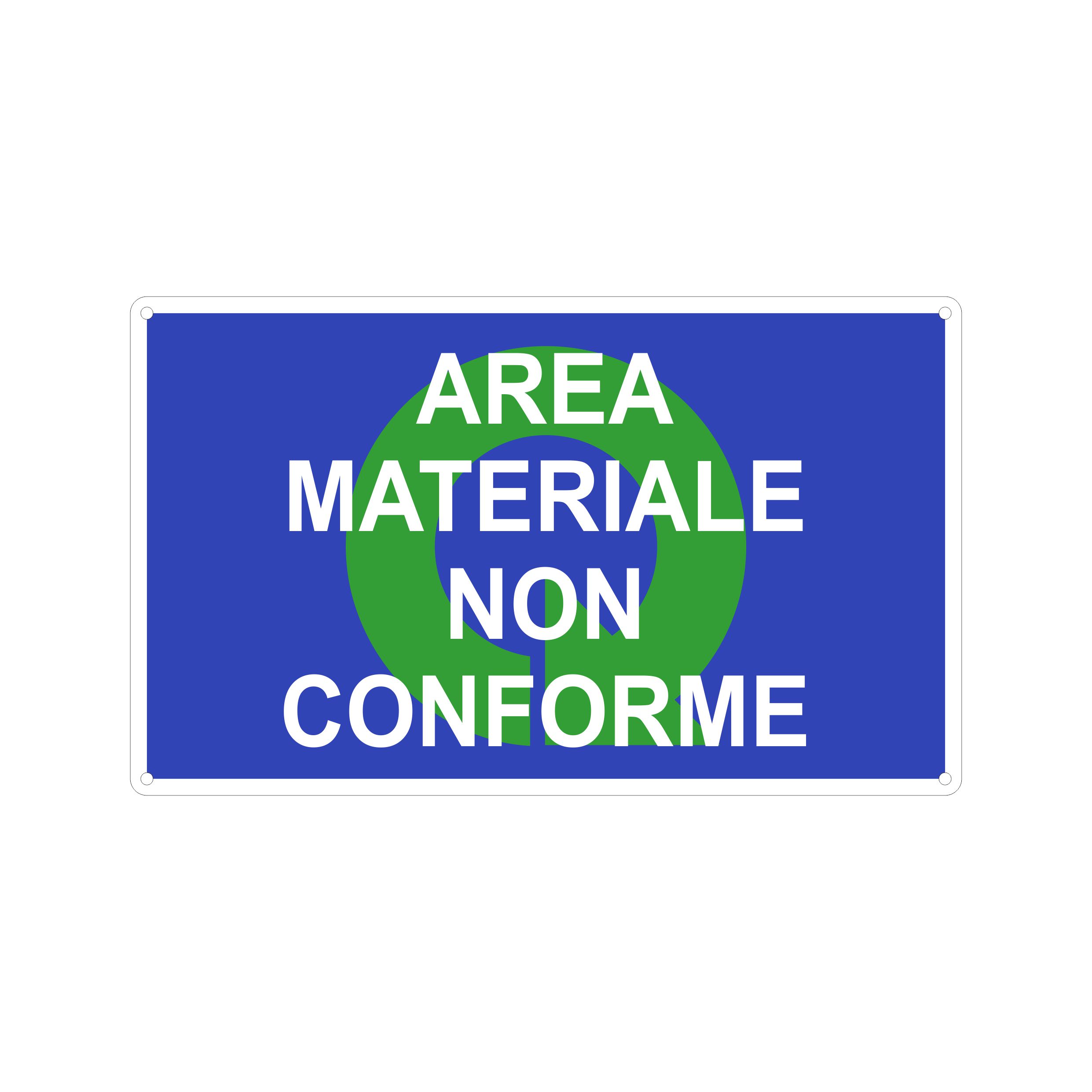AREA MATERIALE NON CONFORME - 500x330 mm