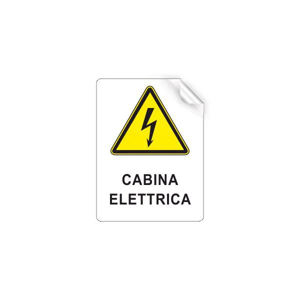 ADESIVO CABINA ELETTRICA 150x200 mm