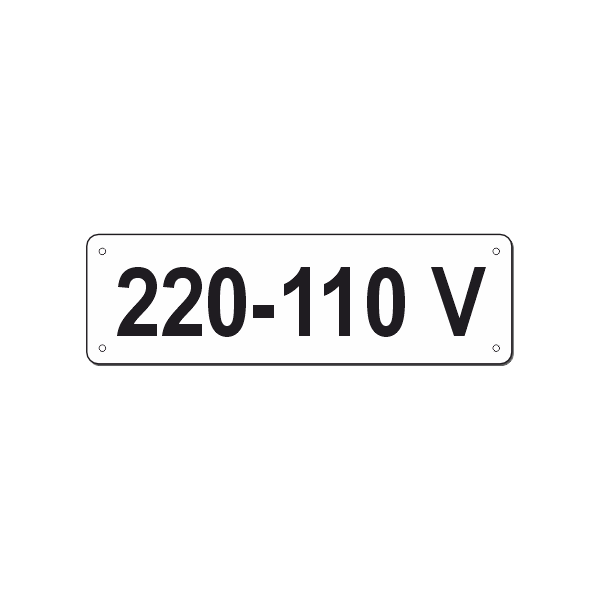 220-110V - 140X40 MM