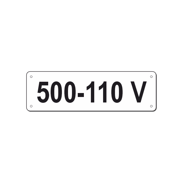 500-110V - 140X40 MM