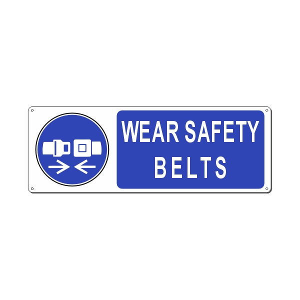 WEAR SAFETY BELTS 350x125 MM