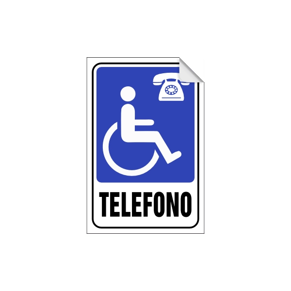 TELEFONO (RISERVATO AI DISABILI) 120x180 mm