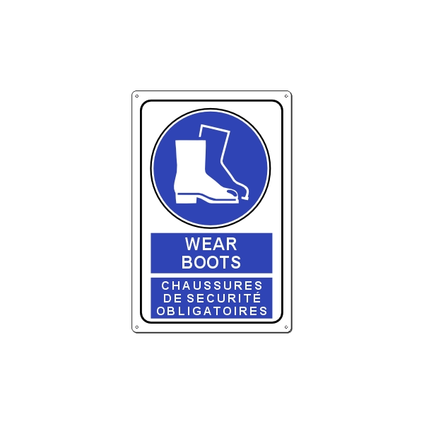 WEAR BOOTS | CHAUSSURES DE SECURITE OBLIGATOIRES 120x180 MM